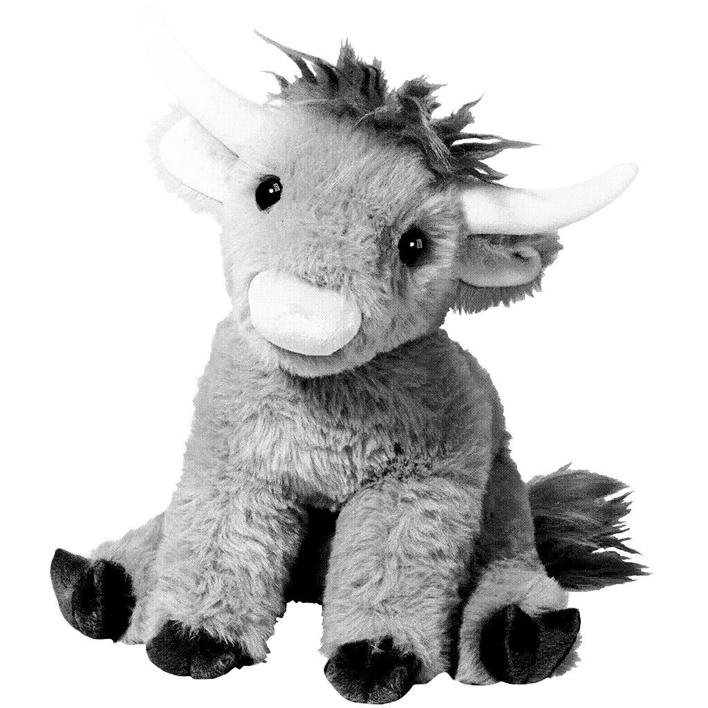plush highland cow